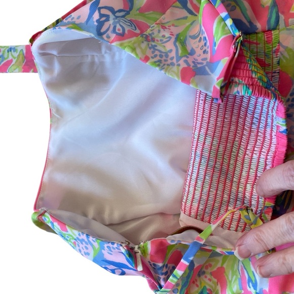 Lilly Pulitzer Anni Maxi Dress Size 2
Squeeze the Day 
High Low Ruffle - Picture 4 of 16